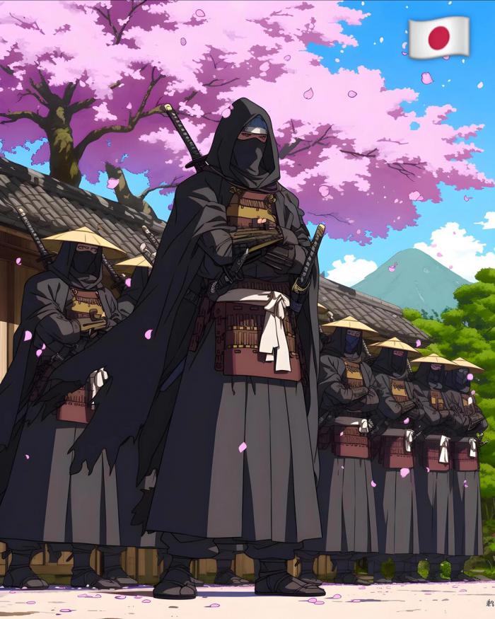 10 pays ninjas naruto midjourney 4