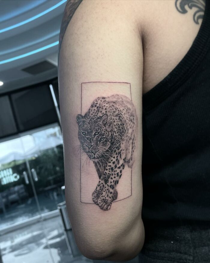 temporary tattoo leopard