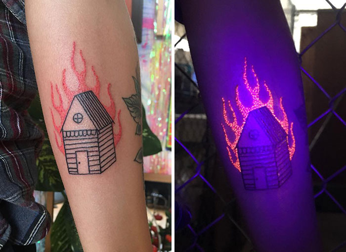 Le tatouage qui se révèle sous les lampes UV, une tendance canon mais  risquée - Madmoizelle