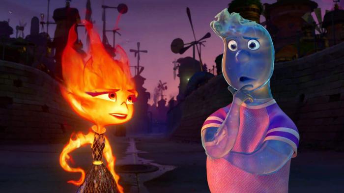 Le film élémentaire des studios Pixar, filiale de Disney.