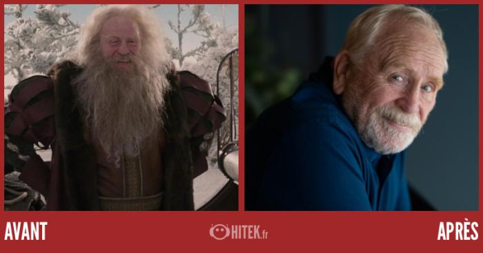 avant après le monde de narnia 2024 james cosmo