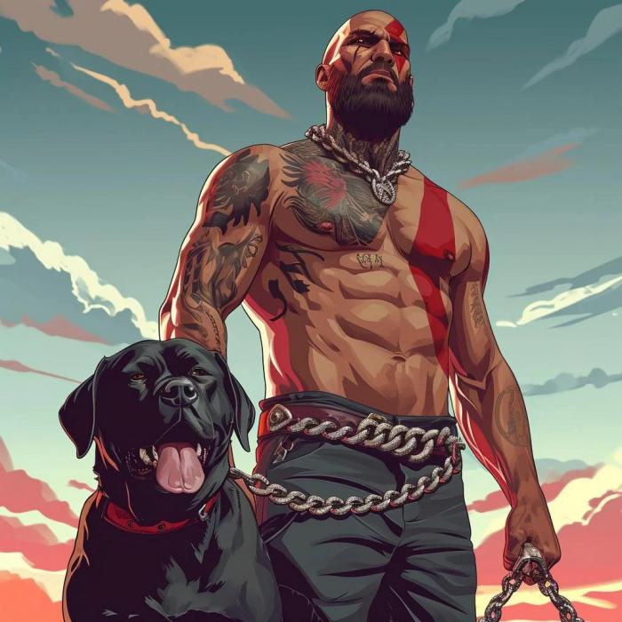 Kratos avec Chop