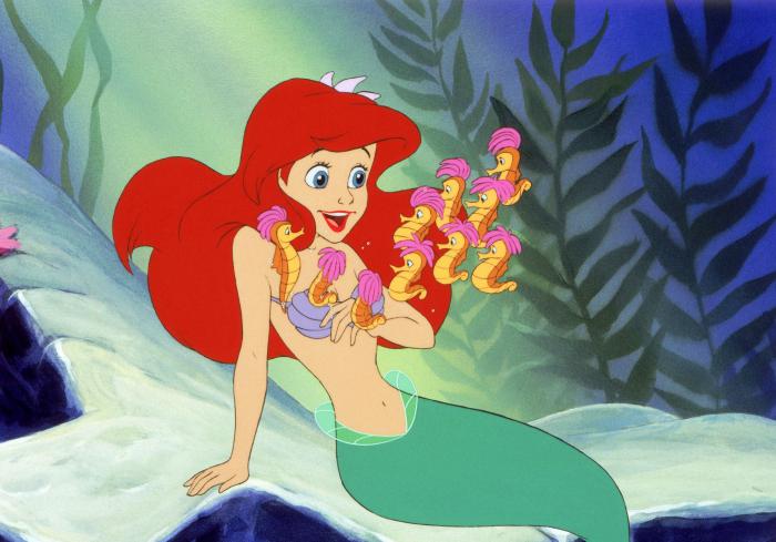 Ariel dessin animé La Petite Sirene