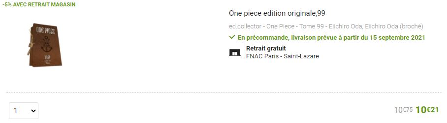 Precommandez Le Tome 99 One Piece Edition Collector Limitee