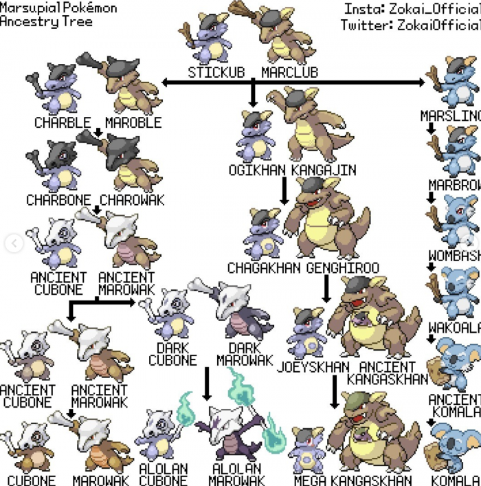 Pokémon Marsupiaux