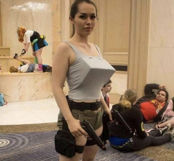 Lara croft fake