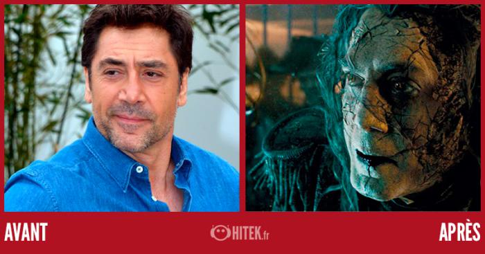 Javier Bardem joue Salazar dans Pirates des Caraïbes et la Vengeance de Salazar.