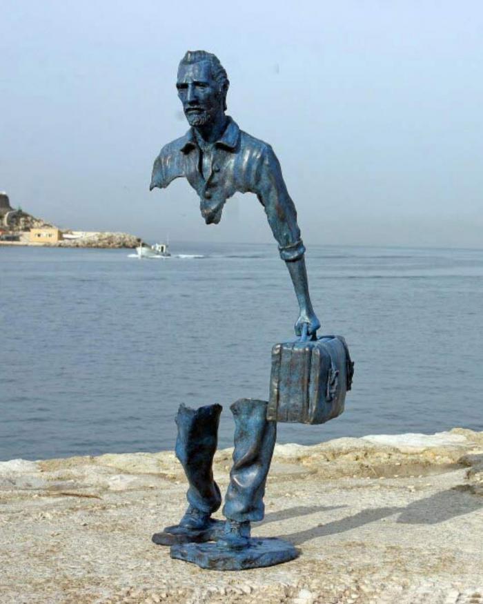 Les Voyageurs By French Artist Bruno Catalano