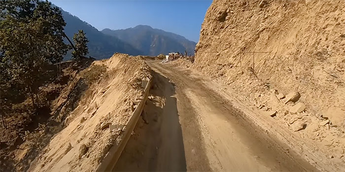 route Karnali Highway au Népal