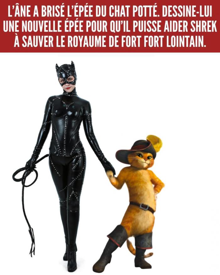 Le Chat Potté et Catwoman 