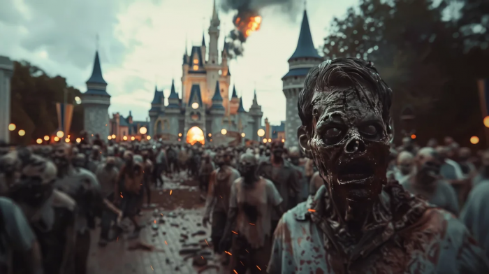 Invasion de zombies à DIsney