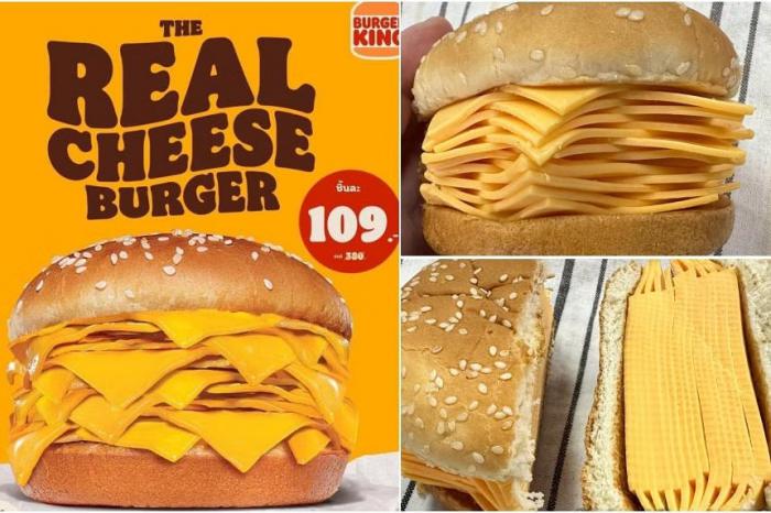 real cheeseburger burger king