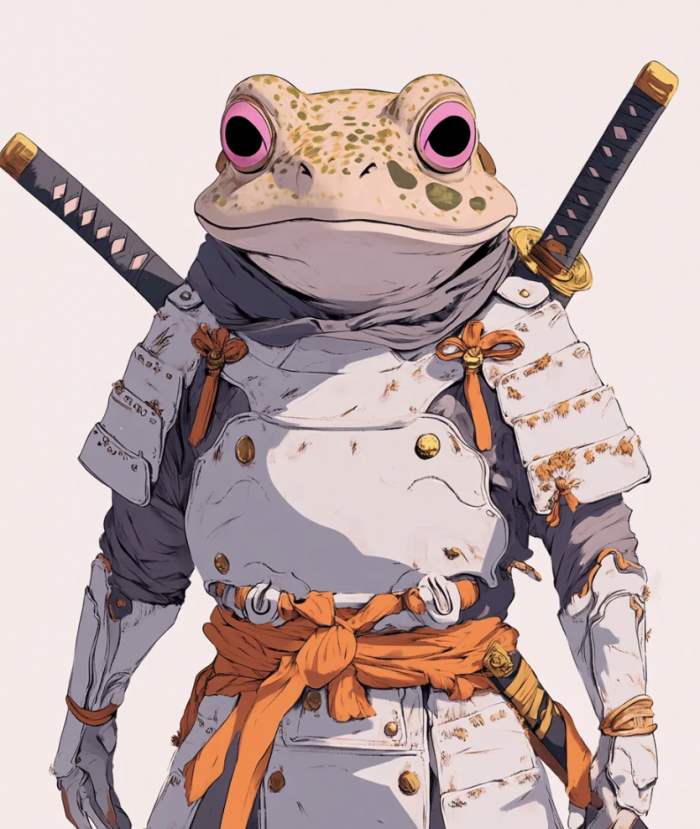 samourai crapaud