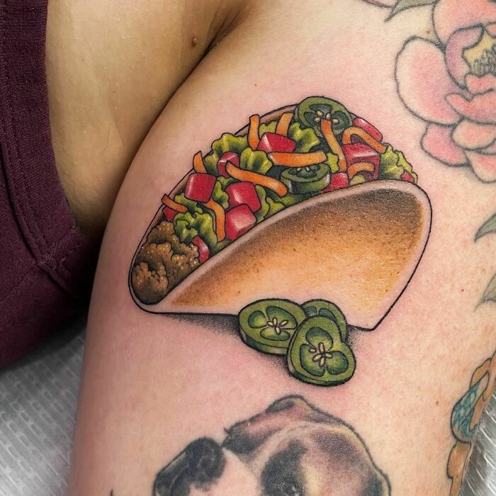 tatouage de tacos