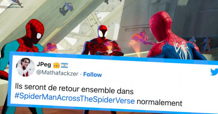  Spider-Man Across The Spider-Verse caméo andrew garfield tobey maguire tom holland.