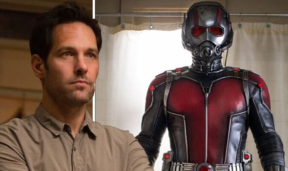 Paul Rudd et le costume de Ant-Man