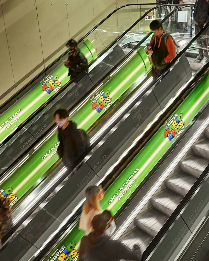 Escalator de métro Super Mario Bros. 