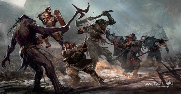 the hobbit battle of the five armies concept art