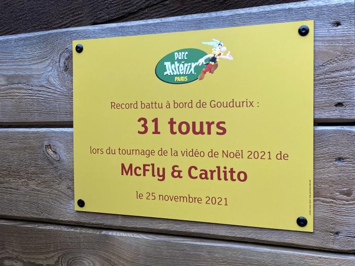 Plaque record Goudurix McFly et Carlito