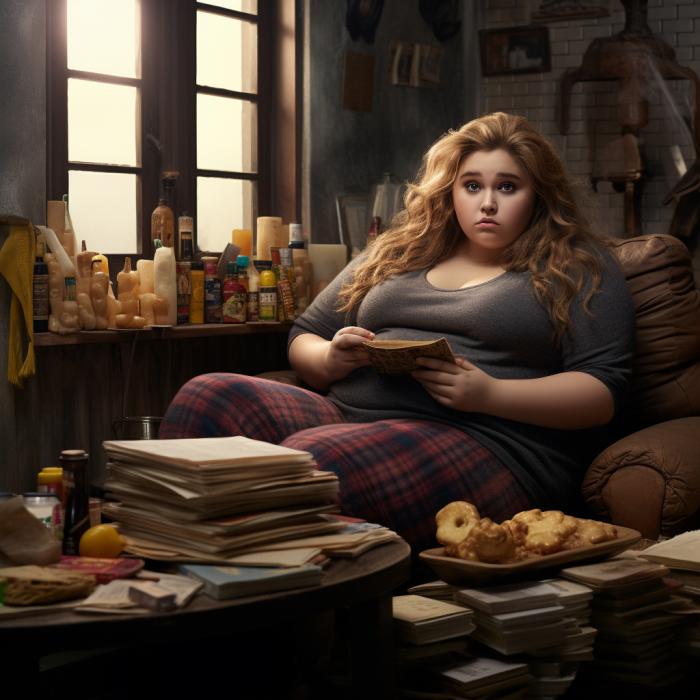 Hermione Granger recréée en version obèse par une IA.