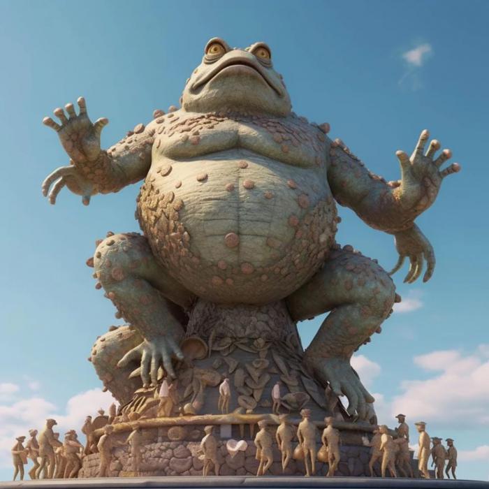 The Colossus of Toads (Colosse de Rhodes)