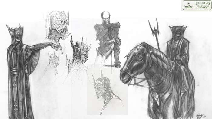 lotr movie The Mouth of Sauron concept art