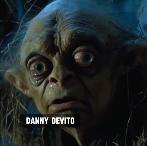 Danny Devito en Gollum 