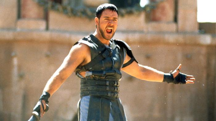 Russell Crowe dans Gladiator