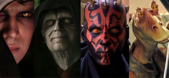 darth Jar Jar Binks eyes sith theorie