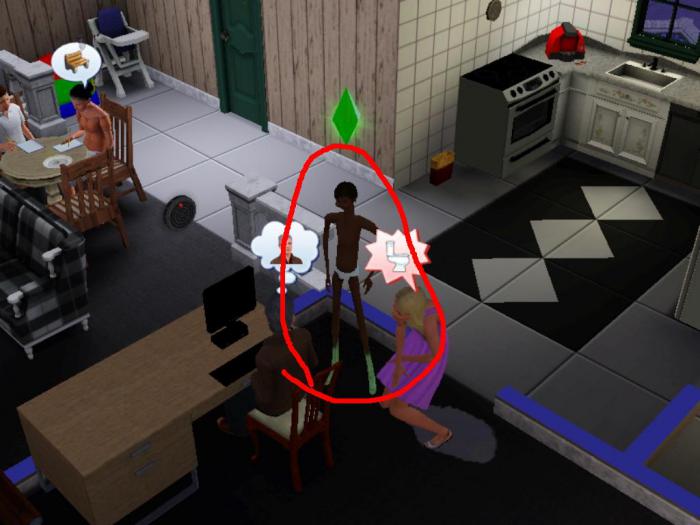 Bug des bébés dans les Sims 4, 4ème photo