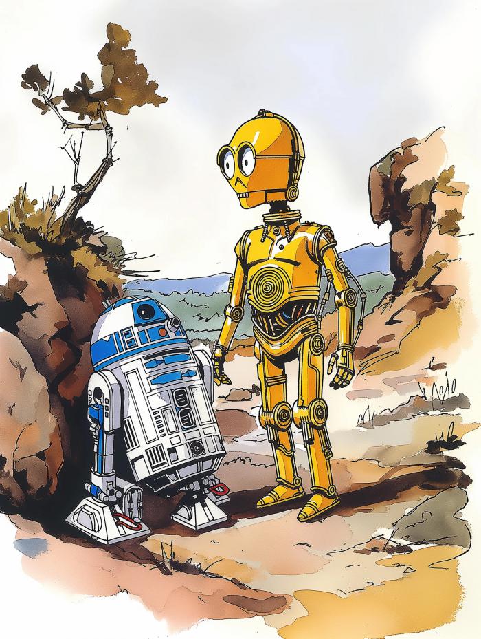 R2D2 et C-3PO