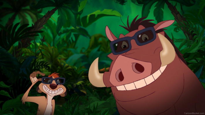 The lion n King Timon & Pumbaa