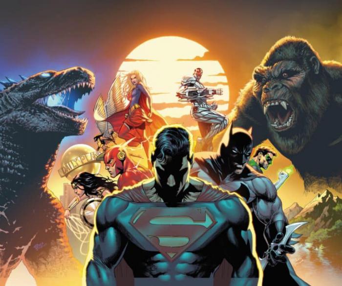 Couverture de Justice League vs Godzilla vs Kong #1