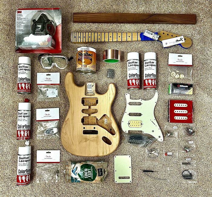 Knolling guitare
