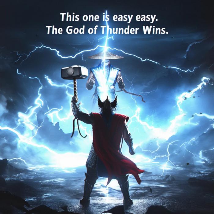 Thor vs Raiden