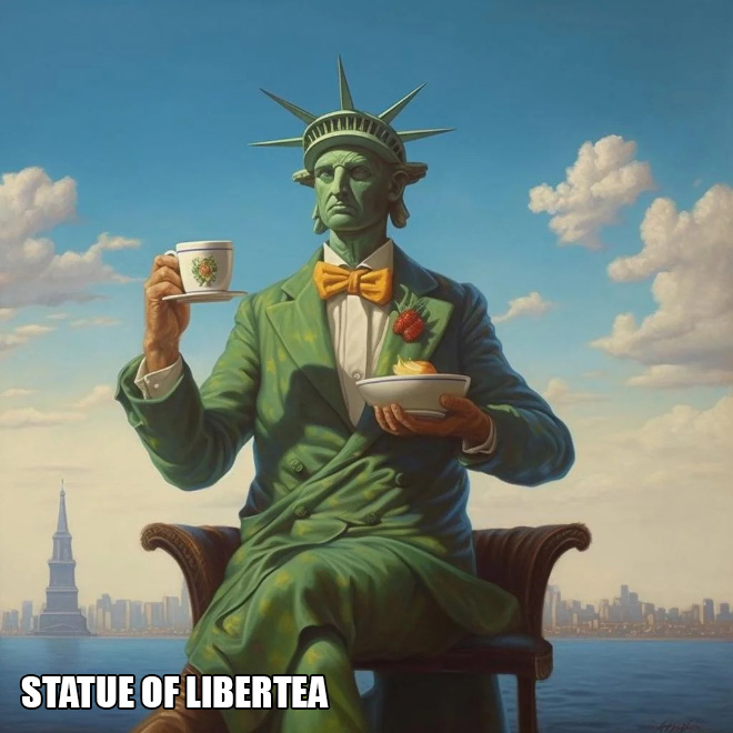 The Statue of Libertea (La Statue de la Liberté)