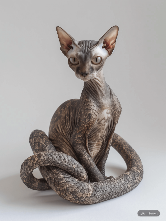 Le chat serpent