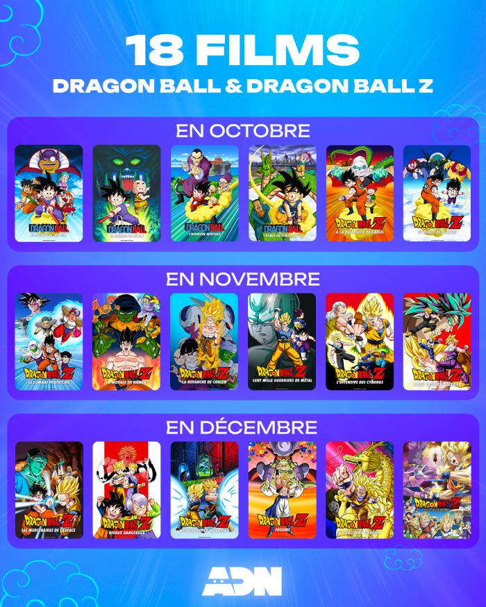 films dragon ball ADN