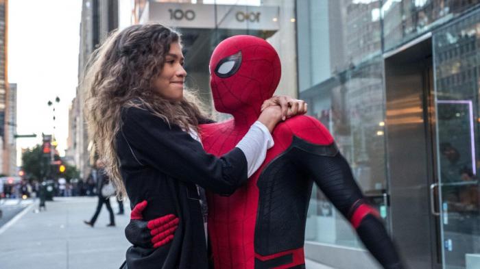 Zendaya et Tom Holland dans Spider-Man