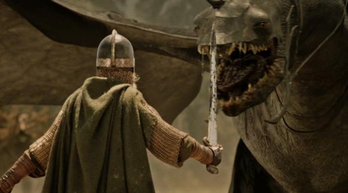 Eowyn face off the witch king