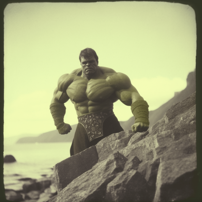 Un autochrome de Hulk