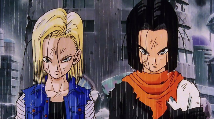 android 18 & android 17 dragon ball