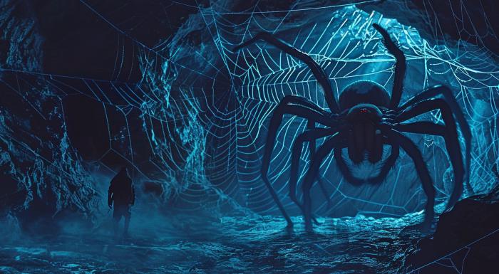 Shelob the pass of Cirith Ungol
