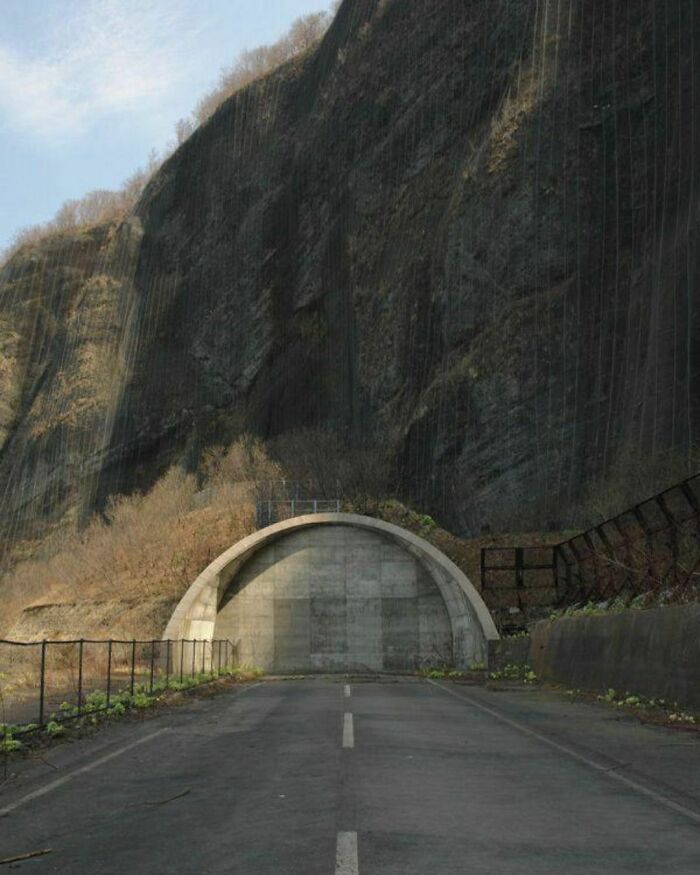 un tunnel fermé