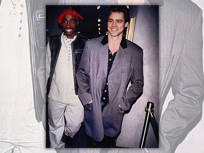 Tupac et Jim Carrey