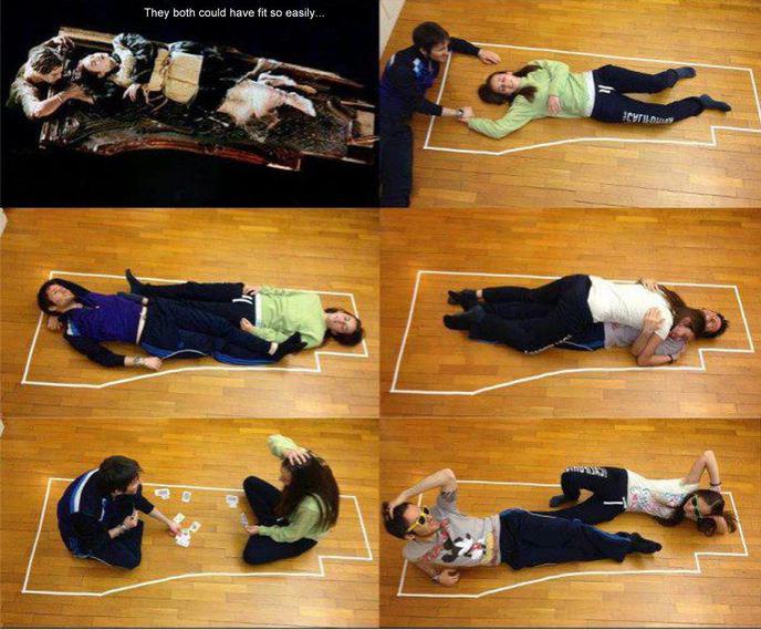 Théorie fans sur la porte de la scène finale de Titanic