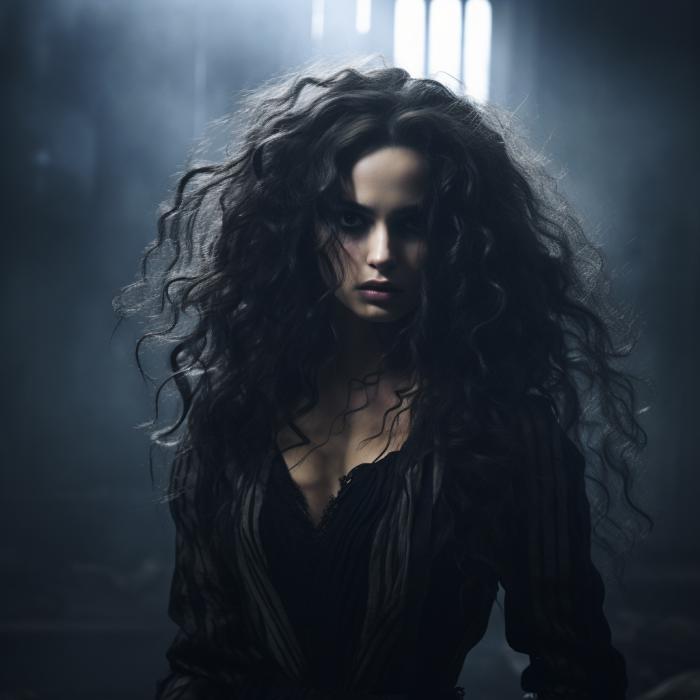 Bellatrix Lestrange recréée en version film d