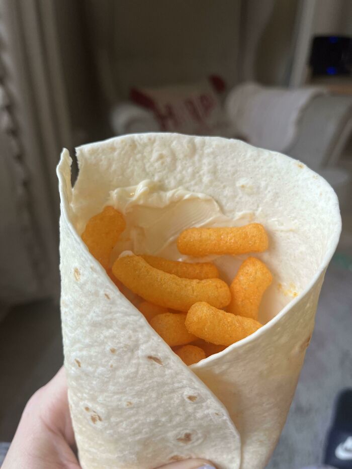 une galette cheetos