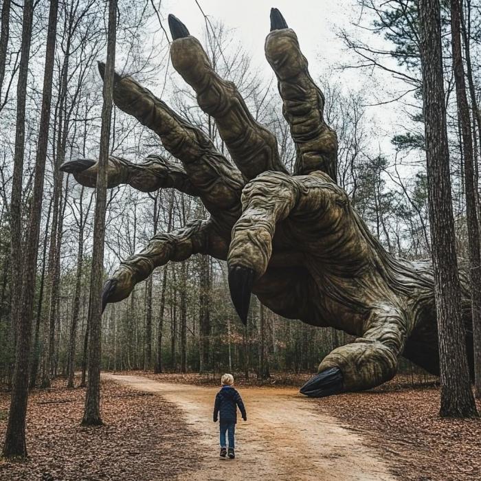 Le monstre de la forêt