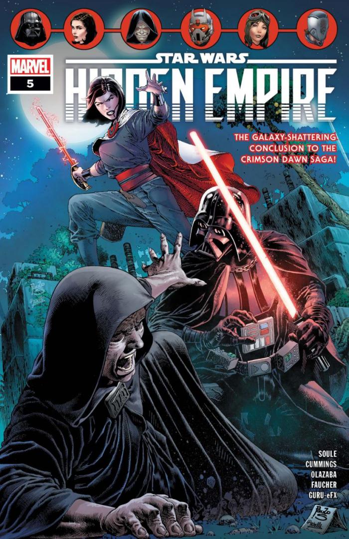 Couverture du comics Star Wars Hidden Empire 5
